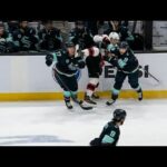 Jaden Schwartz Hit With Skate To Face (Kraken Vs Senators Injury)