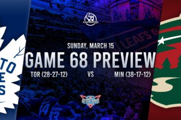 Toronto Maple Leafs vs Minnesota Wild Game 68 Preview: Lineups, Goaltenders, & Best Bets