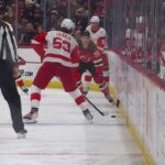 James van Riemsdyk scores a powerplay goal against the New Jersey Devils