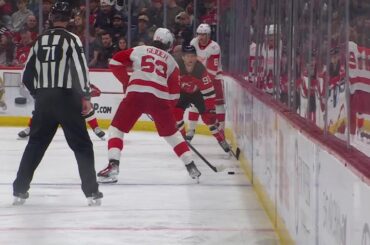 James van Riemsdyk scores a powerplay goal against the New Jersey Devils