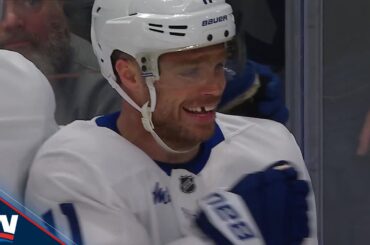 Max Domi Buries Goal Thanks To Brilliant Pass From William Nylander