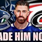 THE CANUCKS NEED TO TRADE FILIP HRONEK NOW: ELIAS PETTERSSON 2-POINT GAME VS CAROLINA HURRICANES