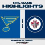 NHL Highlights | Blues vs. Jets - March 15, 2026