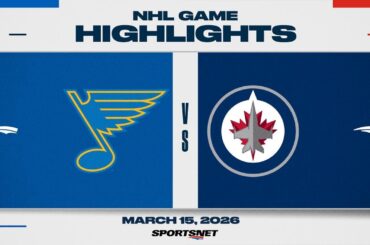 NHL Highlights | Blues vs. Jets - March 15, 2026