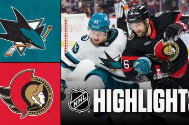 Sharks vs. Senators | NHL Highlights | March 15, 2026