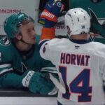 Islanders Horvat Fined for Unsportsmanlike Conduct; Barzal Gets Nothing for Headshot on Celebrini