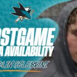 Postgame at MTL (3/14): Celebrini