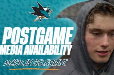 Postgame at MTL (3/14): Celebrini