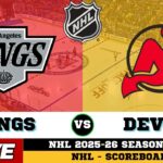 🔴LIVE : Los Angeles Kings Vs New Jersey Devils | NHL 2026 | NHL Live SCOREBOARD