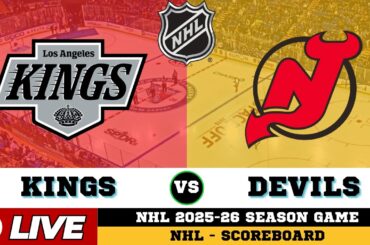 🔴LIVE : Los Angeles Kings Vs New Jersey Devils | NHL 2026 | NHL Live SCOREBOARD