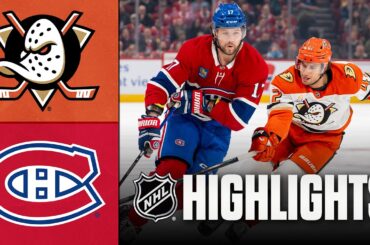 Ducks vs. Canadiens | NHL Highlights | March 15, 2026