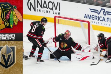 Chicago Blackhawks vs. Vegas Golden Knights (3/14/26) | Game Highlights | CHSN Blackhawks