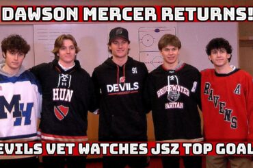 NJ Devils Dawson Mercer Breaks Down JSZ Top Goals from December 2025!