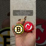 Cujo’s NHL Picks | Boston Bruins vs New Jersey Devils 🏒 03-16-2026 #CujoCatches
