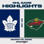 NHL Highlights | Maple Leafs vs. Wild - March 15, 2026
