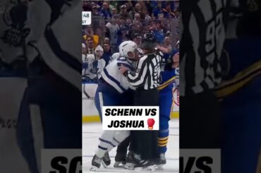 Luke Schenn and Dakota Joshua drop the gloves