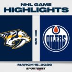 NHL Highlights | Predators vs. Oilers - March 15, 2026