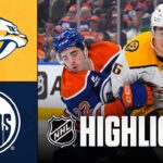 Predators vs. Oilers | NHL Highlights | March 15, 2026