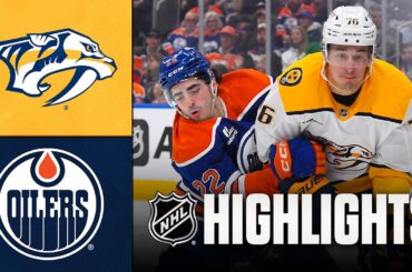 Predators vs. Oilers | NHL Highlights | March 15, 2026