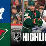 Maple Leafs vs. Wild | NHL Highlights | March 15, 2026