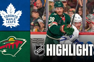 Maple Leafs vs. Wild | NHL Highlights | March 15, 2026