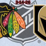 Chicago Blackhawks vs Las Vegas Golden Knights NHL Hockey Live Game Cast & Audio