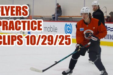 Philadelphia Flyers Practice Clips - 10/29/25