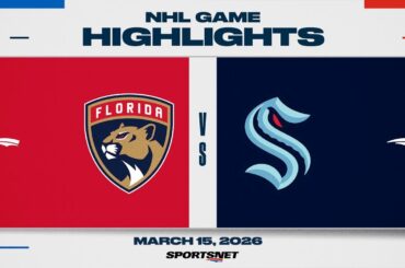 NHL Highlights | Panthers vs. Kraken - March 15, 2026