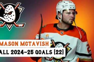 Mason McTavish (#23) All 22 Goals of the 2024-25 NHL Season