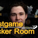 Lohrei, Swayman, Minten, and McAvoy speak with the media following 2-1 OTW vs LAK