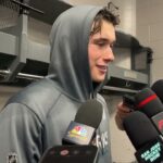 Celebrini on Chernyshov Hit, How His Shot More Effective | Sharks @ Canadiens Post-Game (3.14.26)