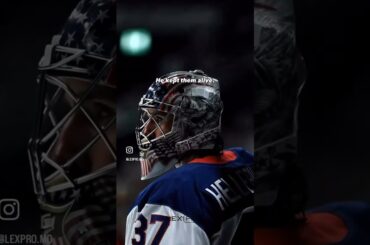 Connor Hellebuyck was phenomenal. #usa #hockey #goldmedal #goalie #nhl