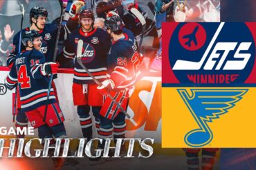 Winnipeg Jets vs. St. Louis Blues - Game Highlights