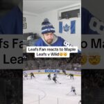 THEY’RE NOT DONE YET. #nhl #mapleleafs #minnesotawild#nhlhockey#reaction#rage#hockey