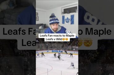 THEY’RE NOT DONE YET. #nhl #mapleleafs #minnesotawild#nhlhockey#reaction#rage#hockey