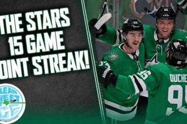 Dallas Stars Tie a Franchise Record 15 Game Point Streak Against the Red Wings!