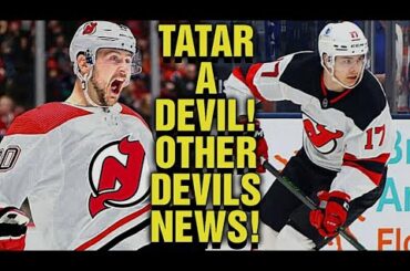 Tomas Tatar SIGNS With The New Jersey Devils! Sharangovich SIGNS New Deal, Dineen Hired as AHL Coach
