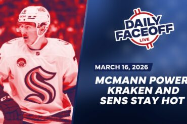 McMann Powers Kraken To Big Weekend & The Senators Stay Hot | Daily Faceoff Live