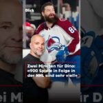 Zwei Minuten für Dino: «900 Spiele in Folge in der NHL sind sehr viel!»