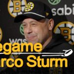 Marco Sturm talks ahead of BOS @ NJD