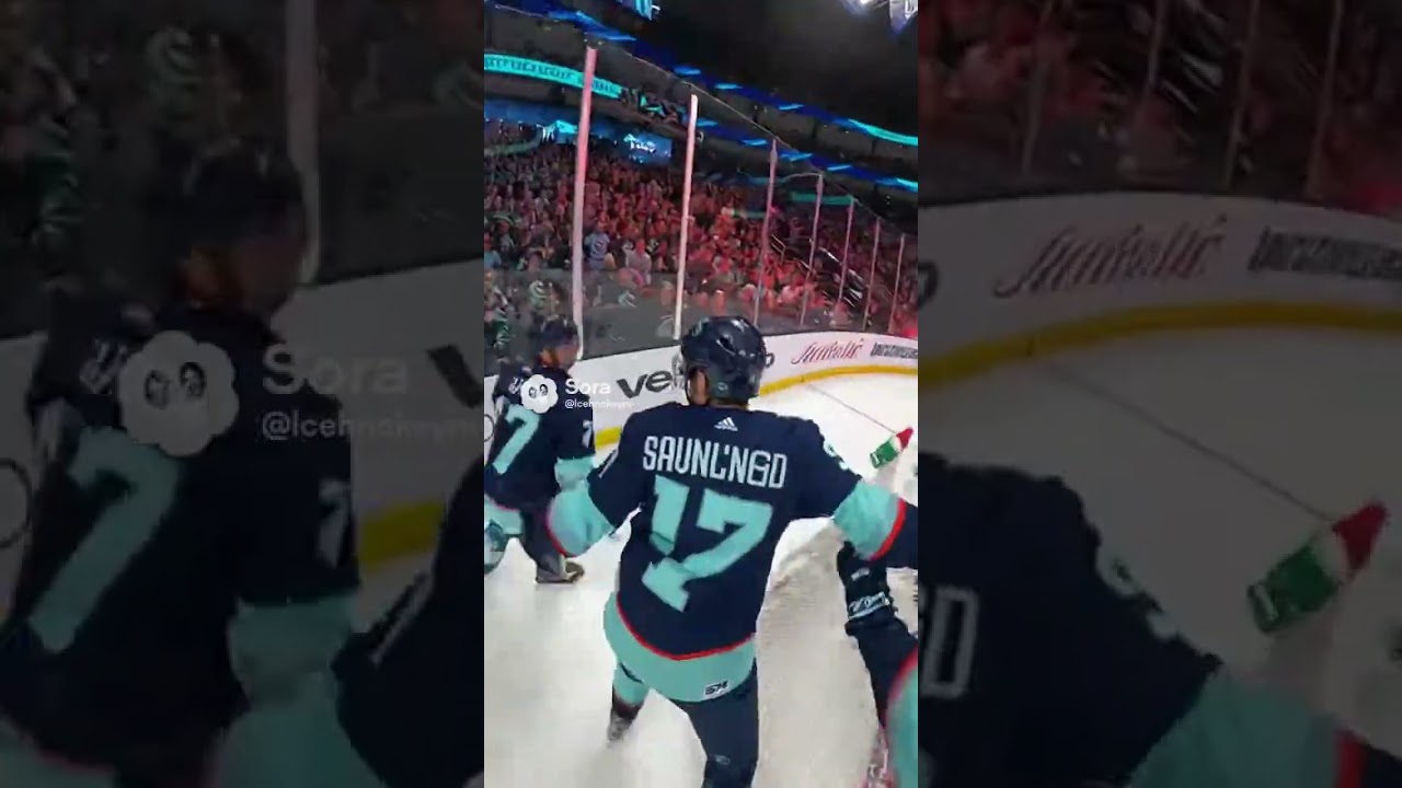 POV: Squeezing Through Two Vegas Defenders 😱🏒