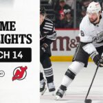 HIGHLIGHTS: LA Kings at New Jersey Devils | 03.14.26