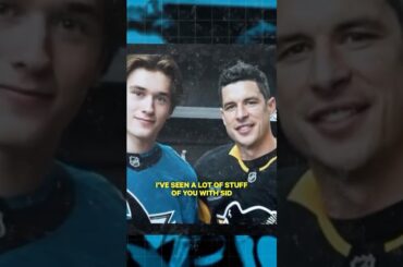 Macklin Celebrini on Playing with Sidney Crosby 🫡