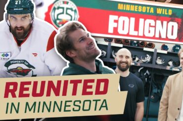 Reunited in Minnesota: Follow Nick Foligno's first home game day with the Wild