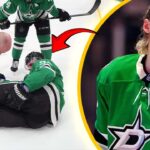 Roope Hintz Injury: Awkward Slip Causes Lower-Body Injury, Game Stopped