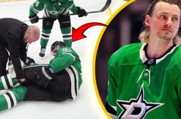 Roope Hintz Injury: Awkward Slip Causes Lower-Body Injury, Game Stopped