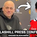 JEFF BLASHILL PRESS CONFERENCE: Blackhawks SIGN Sacha Boisvert to an Entry-Level Contract