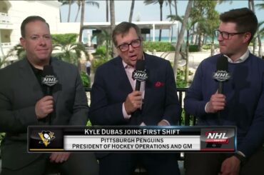 Pittsburgh Penguins general manager Kyle Dubas joins First Shift from GM meetings