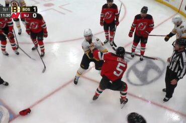 Brenden Dillon Drops 🥊 Gloves 🥊 With Mark Kastelic