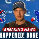 BREAKING! ELIAS PETTERSSON MAKES A SHOCKING MOVE AND ANNOUNCES DEPARTURE FROM THE CANUCKS!